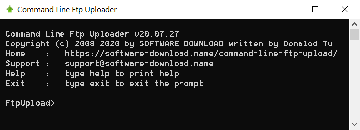 How to Command Line Ftp Uploader Win 11